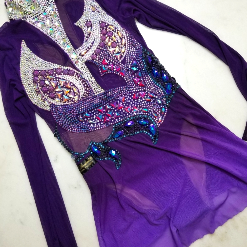 Custom figure skating dress